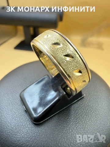 Златна Хaлка /585/, снимка 2 - Пръстени - 53297908