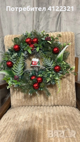 Коледни венчета ръчна изработка, снимка 4 - Други - 52309029