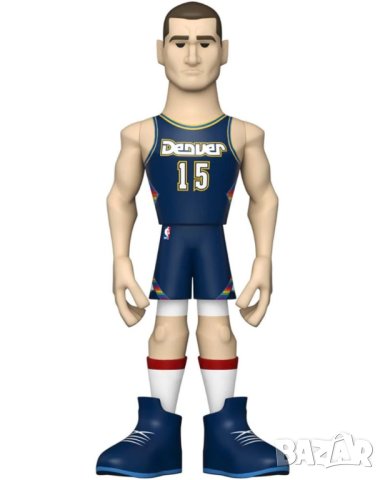 Статуетка Funko Gold Sports: Basketball - Nikola Jokic (Denver Nuggets), 13 cm, снимка 2 - Фигурки - 42898020