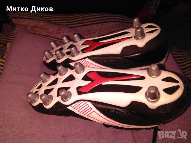 DIADORA RUGBY обувки с метални бутони освен за ръгби стават и за футбол като нови №44, снимка 9 - Футбол - 38762293