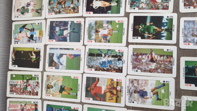 Колекция карти за игра с футболисти евро'88 пълен комплект, снимка 13 - Колекции - 44808796