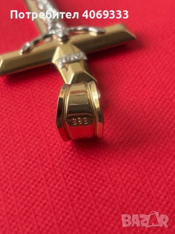 Златен кръст 14к 2.6гр , снимка 3 - Колиета, медальони, синджири - 54276539