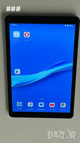 запазен таблет Lenovo Tab M8, 16GB, 2 GB RAM, Android 10, бг меню, sim карта, здрава батерия, снимка 3 - Таблети - 55728306