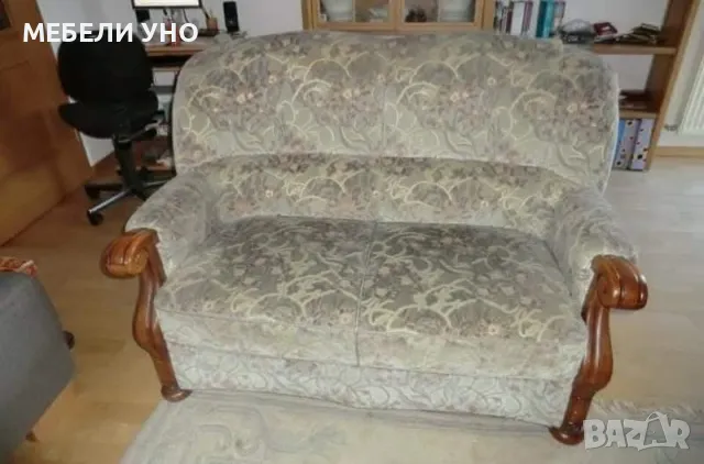 Диван двойка масив, снимка 2 - Дивани и мека мебел - 48251817