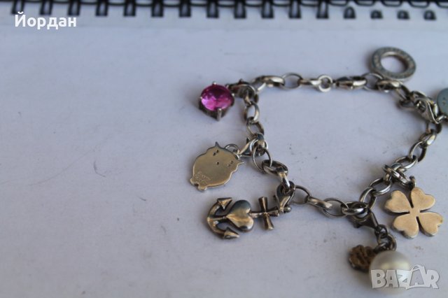 Стара сребърна дамска гривна''Tomas Sabo'', снимка 2 - Антикварни и старинни предмети - 38990301