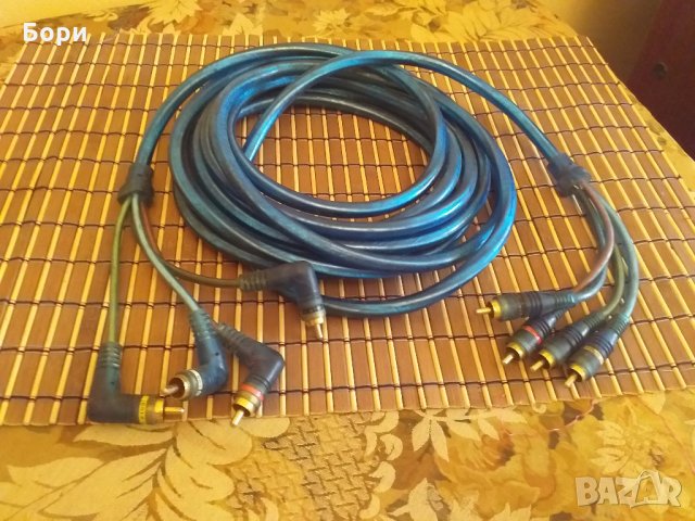Качествен професионален аудио кабел 5 метра, снимка 1 - Други - 29426126