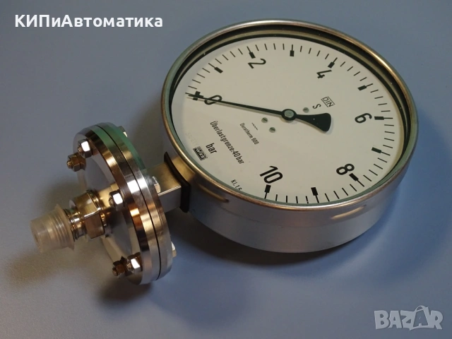 манометър Wika Duratherm 600 Ф160 0-10Bar, снимка 4 - Резервни части за машини - 54205516