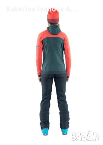 Dynafit – Дамски термо полар с качулка L отговаря по-скоро на M, снимка 3 - Зимни спортове - 53093080