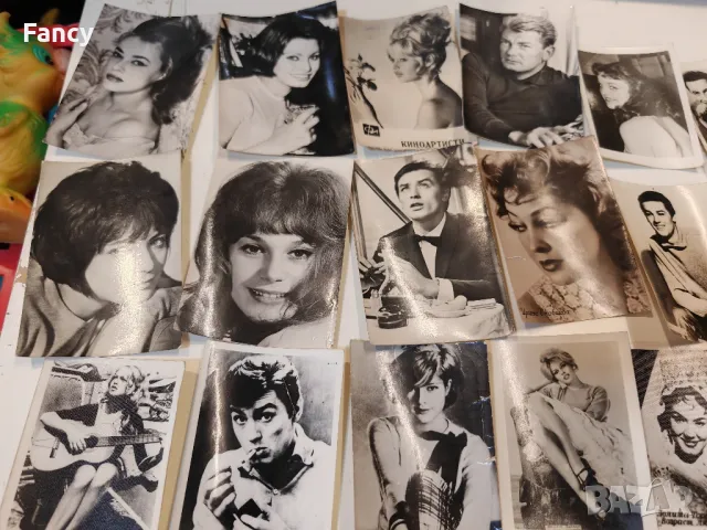 Стари картички, снимки световни артисти, снимка 7 - Колекции - 47720526