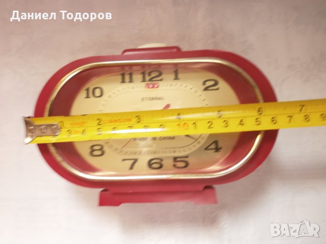 Стар Китайски Механичен Будилник  - Работи и Звъни, снимка 9 - Колекции - 35016376