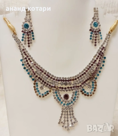 11 Комплект - обеци, колие - S11-24, снимка 2 - Бижутерийни комплекти - 39024517