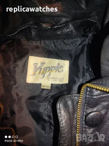 мъжко кожено яке от естествена кожа , снимка 3 - Якета - 48326494