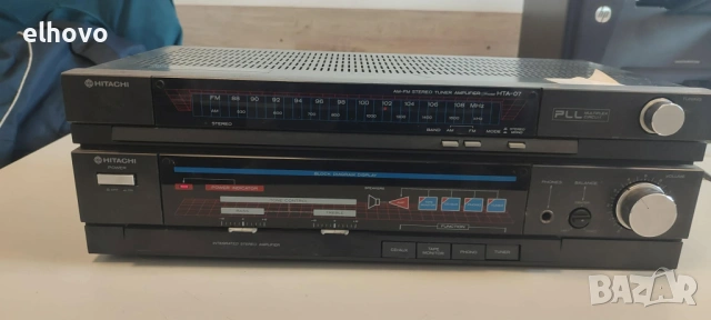 Стерео усилвател с тунер Hitachi HTA-07, снимка 6 - Ресийвъри, усилватели, смесителни пултове - 53257443