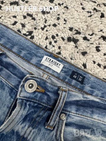 Мъжки къси дънкови панталони. Размер 33, снимка 2 - Панталони - 53135037