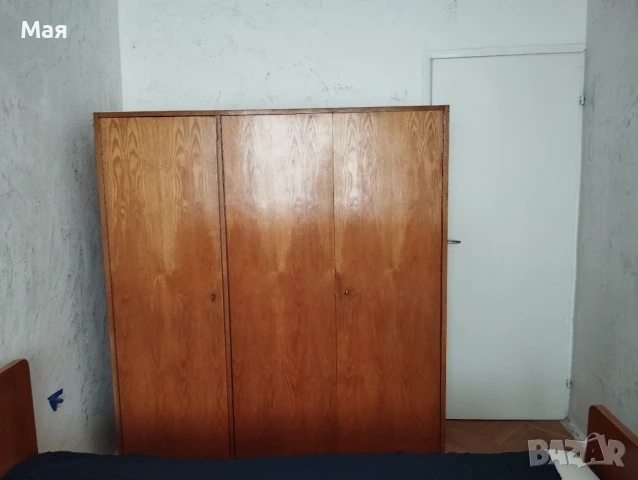 Гардероб с надстройка трикрил– масивно истинско едновремешно дърво, дебели плоскости, здравина,, снимка 12 - Гардероби - 51075654