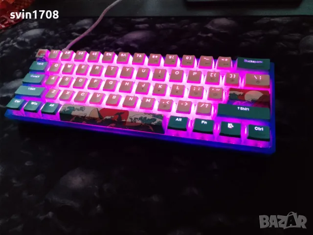 Нова механична клавиатура 60%, снимка 7 - Клавиатури и мишки - 47726966