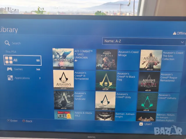 Playstation 4 pro 9.00 хакнат 5 контролира две станции за зареждане два бак бутона и 5 tb хард диск