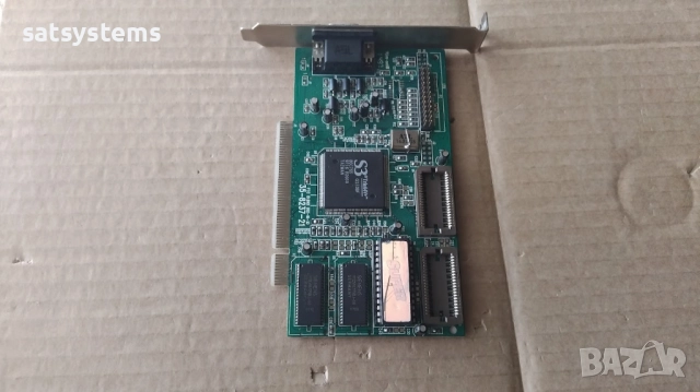 Видео карта S3 Super Trio 64V+ PCPartner 35-8237-21 1MB PCI, снимка 6 - Видеокарти - 34870577