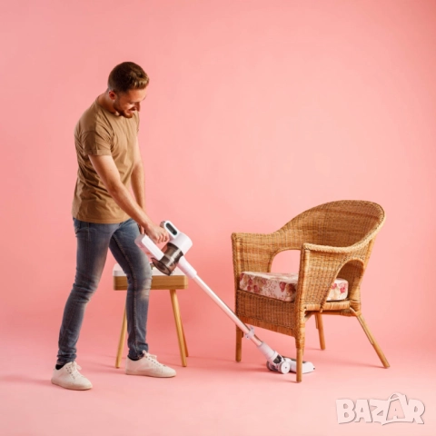 Безжична прахосмукачка Solac Turbobat Power - С HEPA филтър и LED четка, снимка 2 - Друга електроника - 51856357