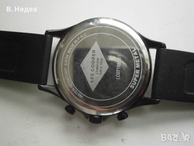 Lee Cooper, London, chronograph, quartz Citizen/Miyota, TOP!, снимка 6 - Мъжки - 51940411