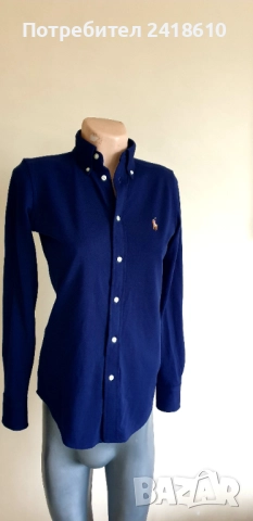POLO Ralph Lauren Oxford Knit Pique Cotton Womens Size S НОВО ! ОРИГИНАЛ! Дамска Риза!, снимка 11 - Ризи - 52576986