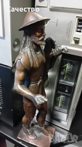 Бронзова пластика , снимка 3 - Антикварни и старинни предмети - 50841029