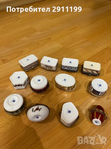 12 порцеланови кутийки, снимка 6 - Декорация за дома - 39731367