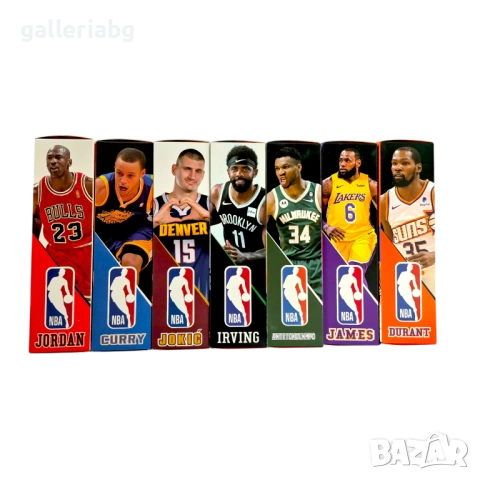 NBA фигурки 7 броя Jordan Curry James Durant Jokic Irving, снимка 2 - Фигурки - 53940901