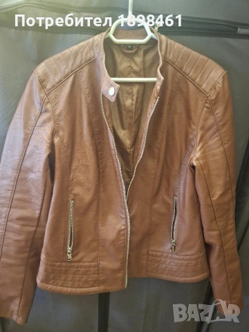 Красиво , кафявокожено яке, снимка 4 - Якета - 51944524