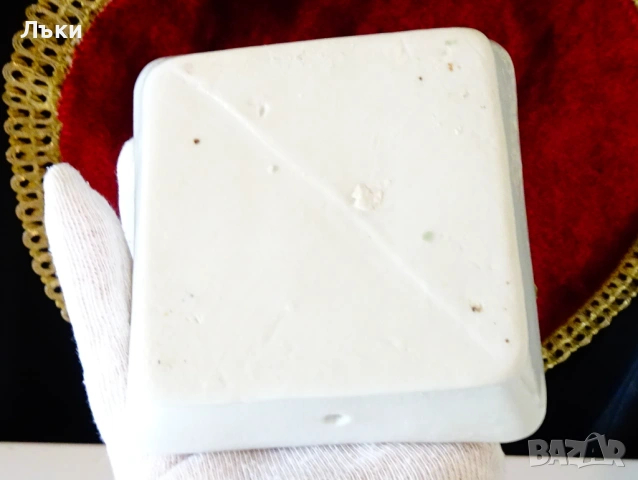 Порцеланова фигура Роза в саксия 20 см. , снимка 6 - Статуетки - 53929080