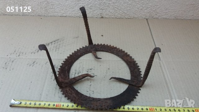 стара кована пиростия, снимка 9 - Антикварни и старинни предмети - 42036884