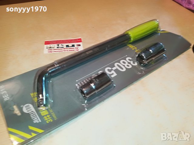 КЛЮЧ ЗА ГУМИ С УДЪЛЖИТЕЛ 17 19 21 23ММ 0306222000, снимка 6 - Аксесоари и консумативи - 36973246