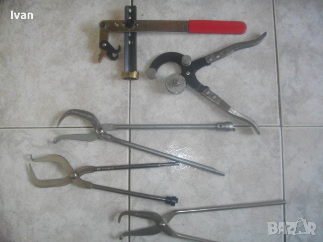 За Сервиз:Клещи Огъване Тръби Спирачки/Клещи Монтаж Накладки/Инструмент Монтаж Клапанна Пружина, снимка 17 - Клещи - 37343879