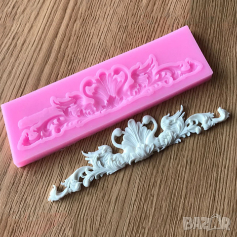 Силиконов молд с лебеди, снимка 1