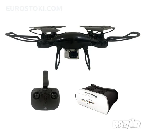 Дрон IRDRONE X Drone VR X84, дрон с HD камера за начинаещи, WiFi и видео на живо, с VR очила