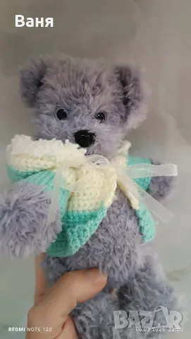 Ръчно плетено кученце, снимка 2 - Кукли - 49450572