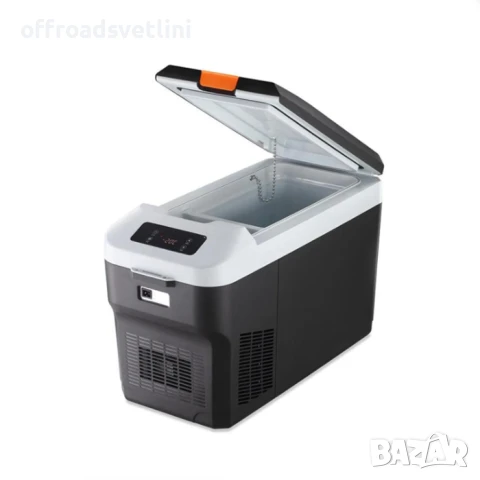 Хладилна кутия 28L – хладилник за кола и бус 12V / 220V за пътуване и къмпинг, снимка 3 - Аксесоари и консумативи - 50830501