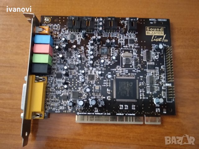 Creative SB0060 - звукова карта PCI