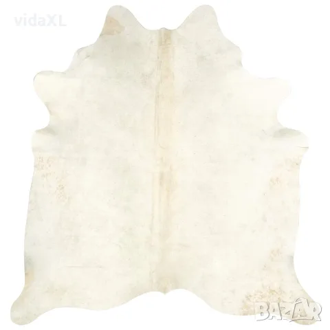 vidaXL Килим от волска кожа, 150x170 см, бежов, снимка 8 - Килими - 56146511