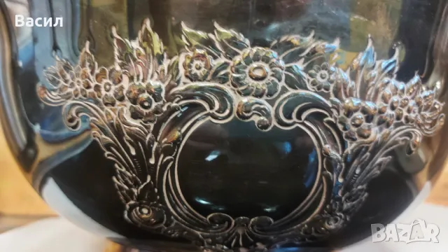 Стара посребрена фруктиера маркировки