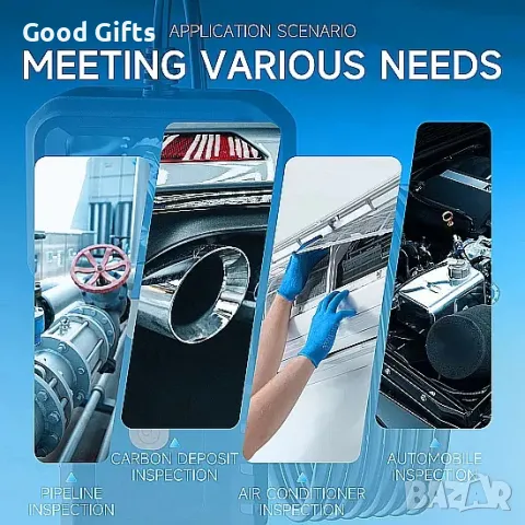 HD ендоскоп с 5 метра кабел и 2-инчов дисплей, снимка 3 - Други стоки за дома - 50188817