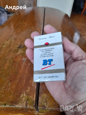 Стара кутия от цигари БТ,BT, снимка 3 - Колекции - 53286086
