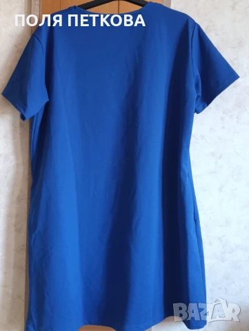 Синя рокля, снимка 2 - Рокли - 50934563