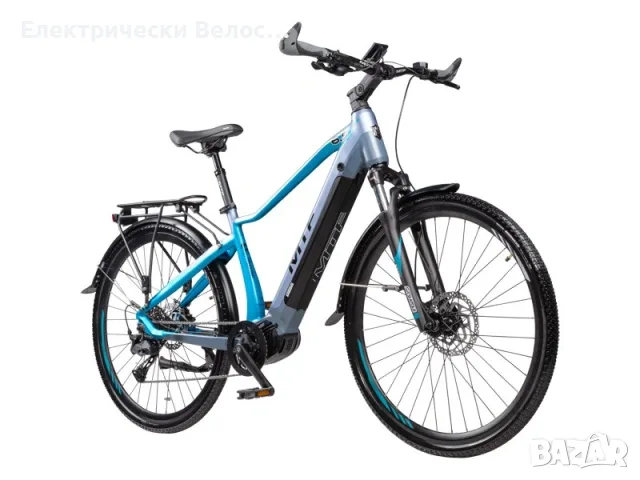 Електрически трекинг велосипед до 200 км пробег  MTF Road 6.5 - Bafang 80 Nm, 2 години гаранция