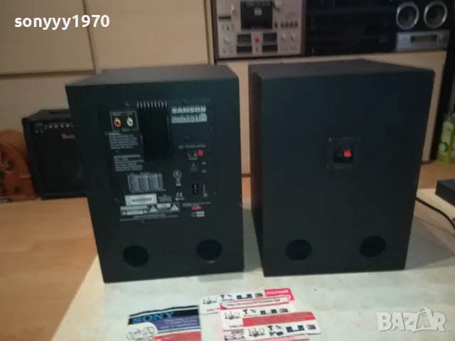 SAMSON MEDIA ONE 5A ACTIVE STUDIO MONITORS-SWISS 2312241053, снимка 12 - Тонколони - 48440037