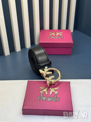 колани от естествена кожа в кутия pinko, снимка 5 - Колани - 50578922