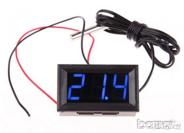 ЛЕД LЕD Термометър за вграждане -50 ~ + 110 ° C, МОДЕЛ 2, снимка 2 - Друга електроника - 32190856