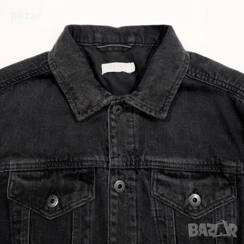 ALLSAINTS Оригинално Мъжко Дънково Яке Деним Преходно M, снимка 5 - Якета - 52033457