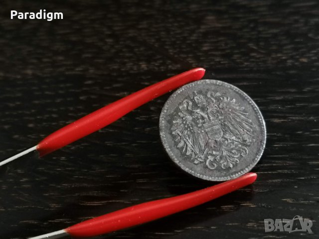 Монета - Австро-Унгария - 20 хелера | 1916г., снимка 4 - Нумизматика и бонистика - 31178349