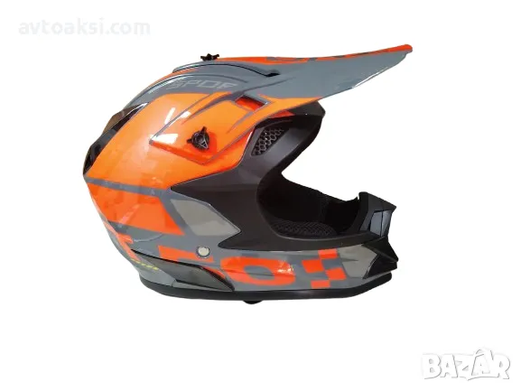 Каска Крос Мотор/Скутер/Бъги/Вело/АТВ-3636, снимка 3 - Аксесоари и консумативи - 47559282